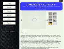 Tablet Screenshot of compositcompany.sk
